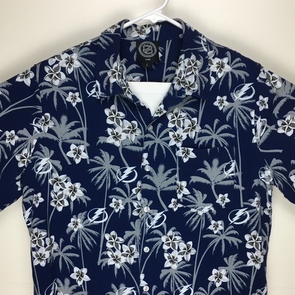 tampa bay lightning hawaiian shirt